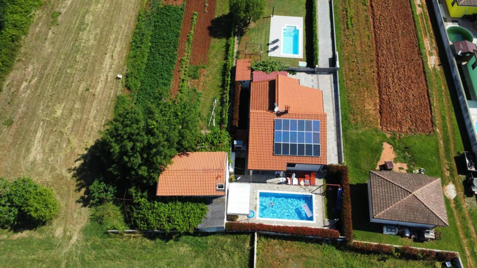 Villa Gortan - Pool House For 7 Guests Near Pula Istria - Ferienhaus Istrien Marčana 외부 사진